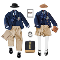 Kindergarten garden clothes spring and autumn clothes British style small suit childrens class clothes college style school school uniform autumn suit