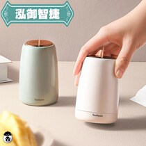 Toothpick barrel personalized creative household push type automatic portable toothpick barrel commercial luxury Nordic fashion toothpick box