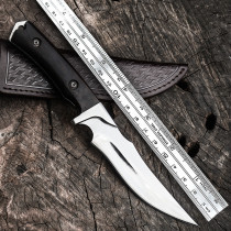 Wolf outdoor straight knife blade knife sharp tritium gas portable field survival knife