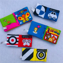 Clearance out of South Korea's original single baby baby color shape perception cloth book storytelling palm book belt paper