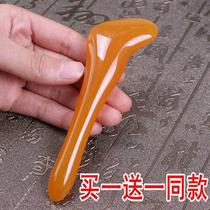 Scrape back tendon stick head Meridian resin beeswax beauty stick massage stick beauty salon universal pull out Meridian