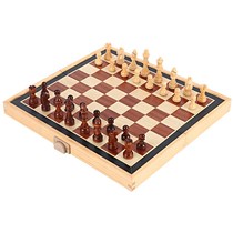 Chess Magnetic Portable Folding Chessboard Children Students Introductory Beginners Western Chess Magnetic Pawns Table Tours