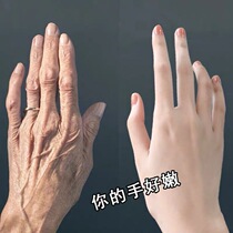 (Say goodbye to cooking womens hands)Grandmas hands become girls  hands tender hands Honey milk hand mask Buy two get one free