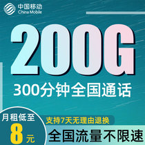 Mobile data card Pure traffic Unlimited Internet access 5g unlimited speed limit 4g mobile phone King card National universal