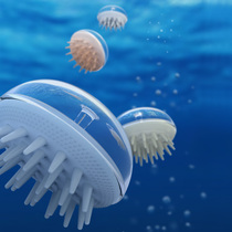 Jellyfish shampoo massage brush household shampoo hair cleaning brush hair cleaning claw itch blister brush