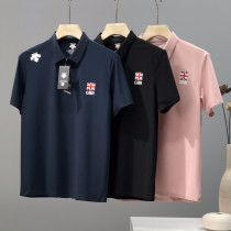 DST British Triathlon National Team Mens Short Sleeve Polo Shirt Quick Dry Leisure Sports T-shirt D0231RPS48