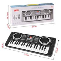 Childrens instrument toy 37 key piano black and white emulation 25 key electronic organ manufacturer wholesale