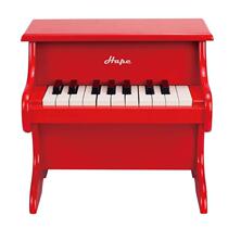 Piano Children Toy 18 Key Wood Machinery Red Mini 2-3-6-year-old male and female child
