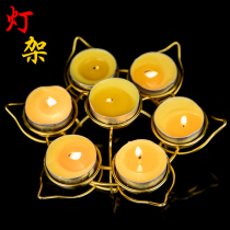 Stainless steel seven-star Lotus butter lamp holder lamp holder spot bond