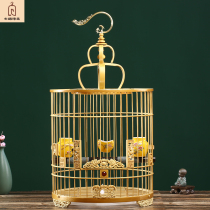 High-grade carving thrush cage bird cage bamboo thrush Cage full set of accessories handmade high-grade boutique