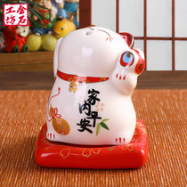 Gold Stone Workshop Lovely Creative Strokes cat toothpicks Toothpick Jar Home Living Room Table Tea Table Ceramic Toothpick Holder small swinging piece