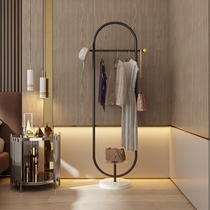  U Home｜Light luxury style hanger Floor-to-ceiling bedroom household simple modern Nordic stainless steel coat rack