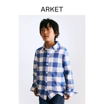 ARKET Boys Flannel Long Sleeve Shirt Jacket 2021 Winter New 0987210005