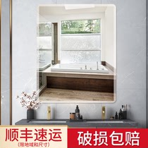 Latex paint frameless bathroom mirror HD 600*600 vanity mirror 600*800 wall-mounted mirror wall mirror