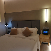 Santa Ferro Hotel Guesthouses Furniture Bed Double Bed Full Chain Quick Single Apartment Room Punctuo Custom Soft