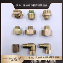 Agricultural electric drugmaker petrol sprayer conversion joint variable diameter internal and external thread joint switch accessories 24 points