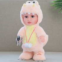Childrens talking doll Intelligent simulation soft rubber baby baby doll can walk and sing girl toy