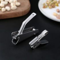  Peeling melon seed artifact Stainless steel melon seed pliers Nut shell opener Pine nut opener Peeling peanuts nibbling watermelon seed clip