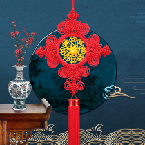 Tianyiji China knot pendant large living room entrance bedroom background wall Tianji Yunjin housewarming to recruit fortune peace knot