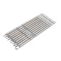 10Pcs T12 Series Soldering Iron Tips for HAKKO FX951 FX95