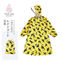 Japan Those days childrens raincoats boys and girls children light clothes cute schoolbags baby ponchos