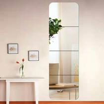 Full-body mirror rimless full-length mirror combination wall-attached bedroom dormitory bedroom fitting mirror non-perforated makeup beauty mirror