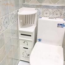 Toilet rack toilet storage rack floor-to-ceiling non-punching bathroom corner rack toilet toilet toilet toilet washroom side cabinet