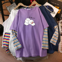 Pregnant women autumn coat spring and autumn pregnant women T-shirt autumn loose Korean long sleeve base shirt wear long