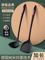 Fried spatula silicone spoon non-stick pot Special household high-grade exquisite spatula food-grade kitchenware set high temperature resistant