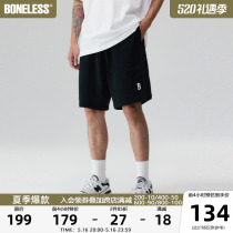 BONELESS Basic Logo Font Shorts American High Street Summer Leisure Five-Point Leisure Pantyle Tide
