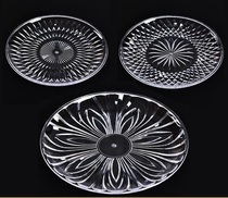 Acrylic fruit plate plastic KTV fruit plate dry snack plate transparent small large creative home