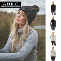 Netherlands ANKY equestrian long-sleeved T-shirt womens stand-up collar long-sleeved shirt Professional equestrian clothes moisture-absorbing quick-drying riding clothing