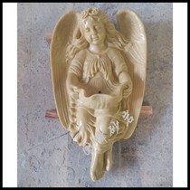  Artificial sandstone relief FRP production European-style figure angel with basin round carving decoration indoor and outdoor location