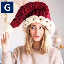 gap Christmas decorations christmas hats children adult baby gifts add coarse hair line handknitted warm