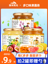 Honey grapefruit tea peach oolong tea passion fruit jam Net Red cold tea combination students drink water 500g