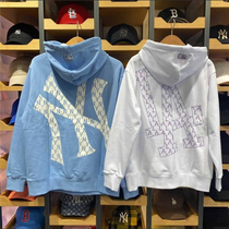  21 new spring and autumn Korean trendy brand ΜLΒNY mens and womens sweaters retro presbyopia large standard sports hoodie ins