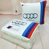 Audi A4L A6L Q3 Q5L Q7 car pillow quilt dual-purpose car interior supplies pillow waist cushion