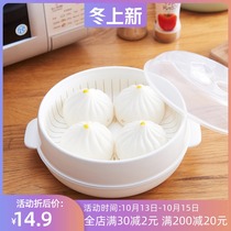 Camellia microwave steamer special utensils heating container cooker rice cooker steamer steamer household water bowl steamed buns