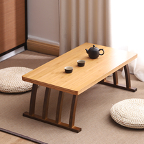Japanese Ondol table Ondol Japanese room Small tea table Tea table Tatami Bay Window table Guoxue table Bedroom sitting floor low table