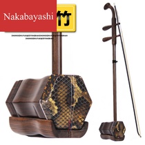 National musical instrument professional performance black acid branch material hexagonal Erhu instrument send a full set of accessories bowstring code