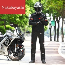 Summer motorcycle riding suit mens mesh breathable motorcycle suit knight rally dress suit