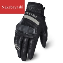 Motorcycle riding gloves four seasons wear-resistant racing touch screen summer breathable motorcycle knight gloves men