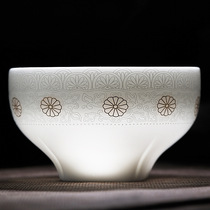 Dehua white porcelain tea washing household ceramics Jianshui pen washing Water washing Gongfu Tea Road accessories Water kettle tea residue bucket household
