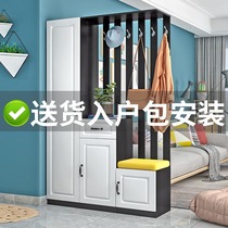 Entrance cabinet shoe cabinet integrated household living room modern simple room hall cabinet coat cabinet European-style entrance screen partition cabinet
