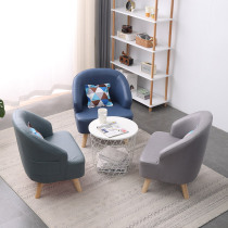 Balcony chair Nordic modern minimalist mini lazy sofa small apartment bedroom technology cloth single seat Leisure