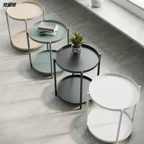 Mahjong table tea table tea water rack chess board room special living room home small tea water cabinet sofa edge a few round minimis