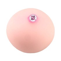 Emulated silicone breast mens toy Mimi balls can be inserted into the clingy anal three-handed false breasts can be inserted into the big milk model