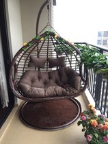 Single double rough Vine sling basket rattan chair indoor outdoor swing rocking blue chair imitation vine nest hanging chair hammock