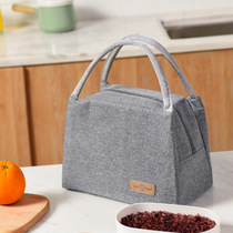 Hand carry summer Japanese lunch bag handbag lunch box bag Insulation bag Large capacity thickened aluminum foil waterproof lunch box bag