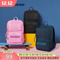 Skechers sktch backpack boys and girls backpack large capacity fashion sports style College students summer bag